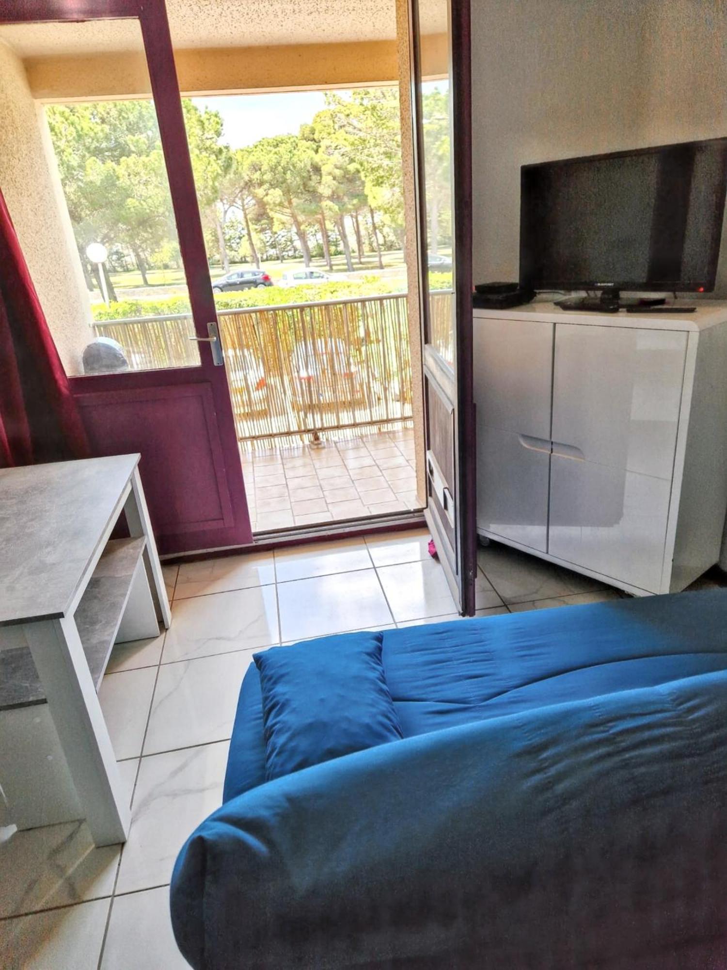 Appartement d'une chambre avec piscine partagee balcon amenage et wifi a Gruissan a 2 km de la plage Extérieur photo